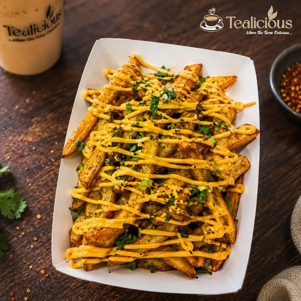 Cheese Chatpata Fries